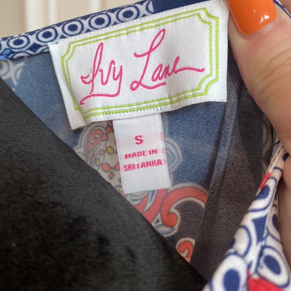 Ivy Lane Boho Dramatic Bell Sleeves Multicolor Midi Dress - Picture 6 of 6